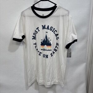 NWT Disney Most Magical Place On Earth Ring Sleeve Tee Shirt Large‎